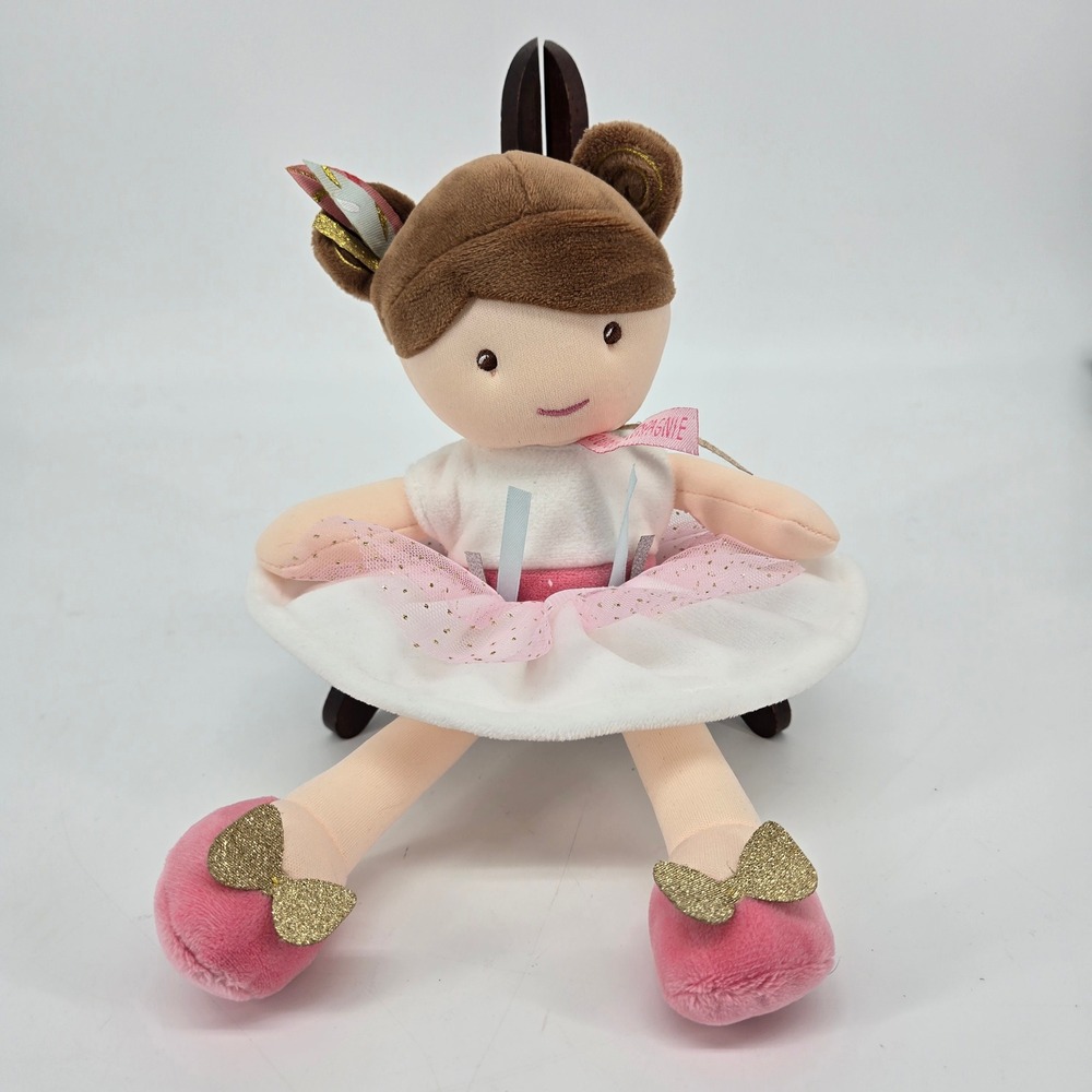 Doudou et Compagnie Jolijou Mademoiselle Princess Ombelline Ballerina Plush Doll